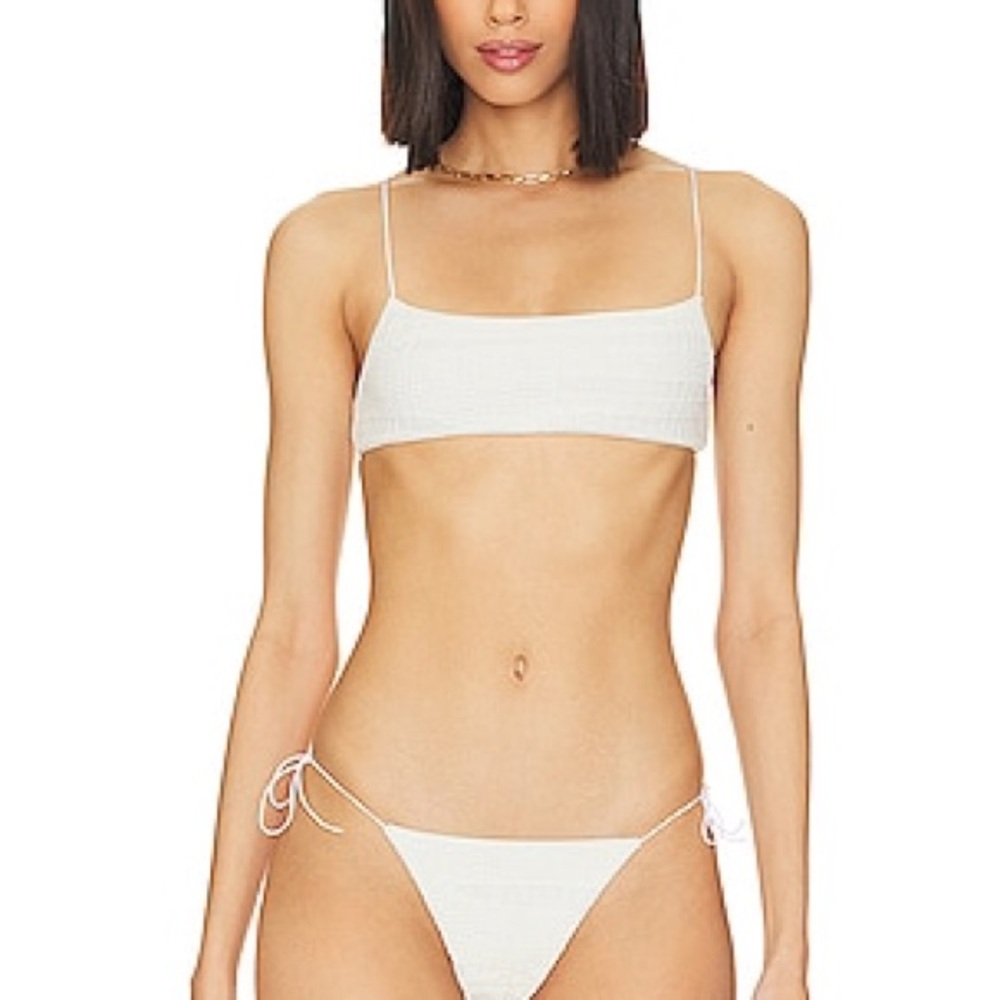 Tropic of C Croc Bikini Top